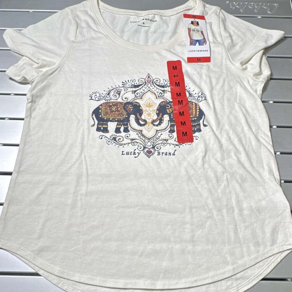 Lucky Brand Women's Short Sleeve MD